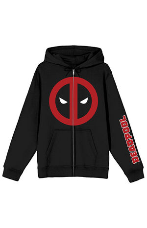 Marvel Deadpool Mask Logo Hoodie image number 1