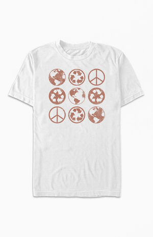 Earth Day Icons T-Shirt image number 1