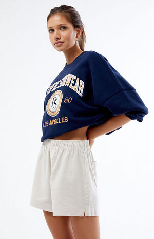 Pull-On Linen Shorts image number 1