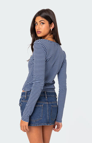 Jocelyn Striped Top image number 4