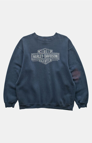 2000s Harley Davidson Navy Crew Neck Sweatshirt image number 1