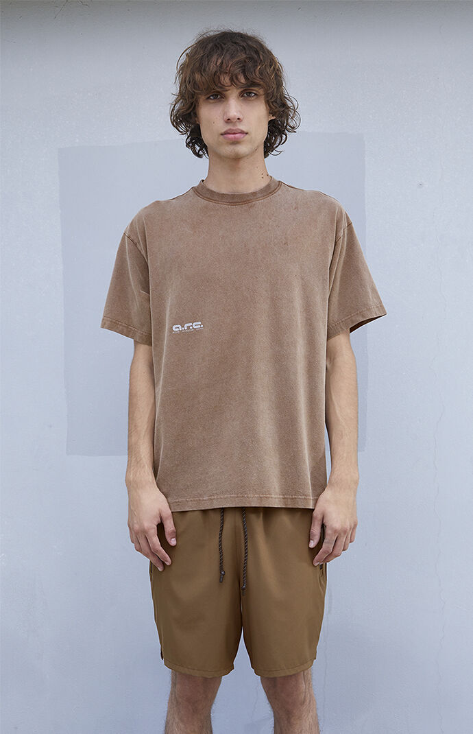 A.R.C. Brown Vintage Wash Comfort Heavyweight T-Shirt | PacSun