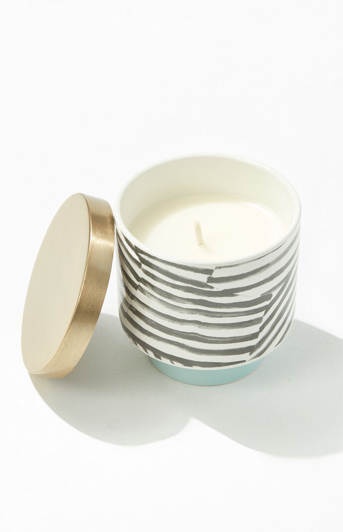 Sugared Blossom Lidded Ceramic Candle