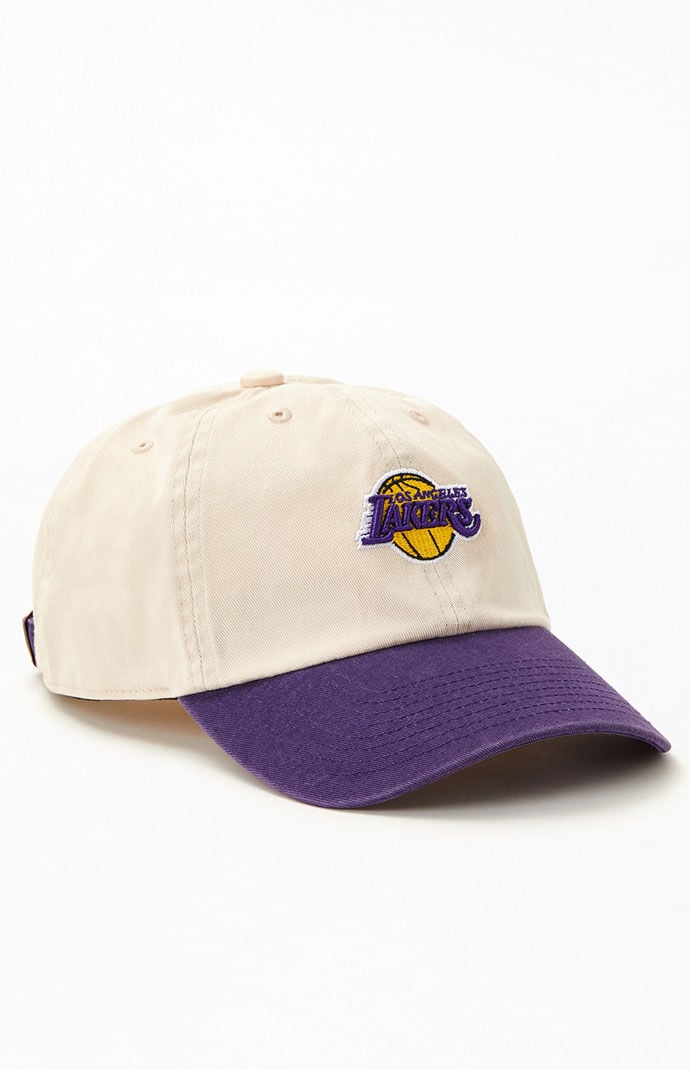 Mitchell Ness Lakers Two Tone Strapback Dad Hat PacSun