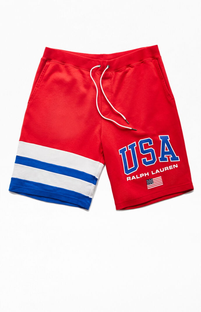 polo sweat shorts