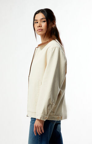Jaimie Corduroy Collar Oversized Work Jacket image number 2