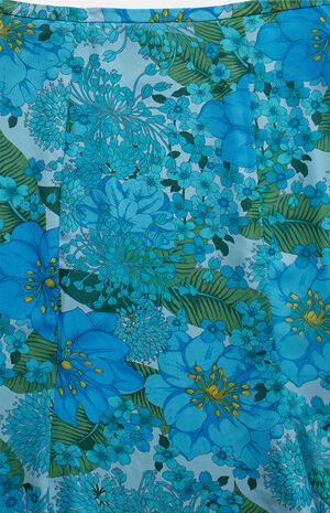 Blue 2000s Y2K Midi Skirt image number 3