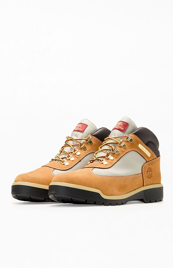 Timberland Wheat Nubuck Waterproof BT-Field Re-Engineered Field Boots