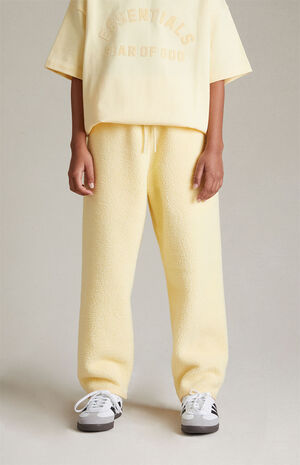 Essentials Garden Yellow Polar Fleece Sweatpants image number 2