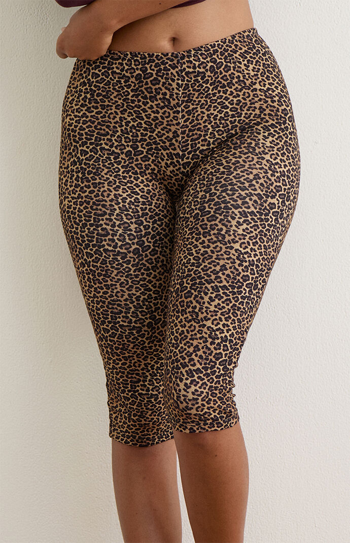 Motel Rocks Priu Leopard Capri Pants