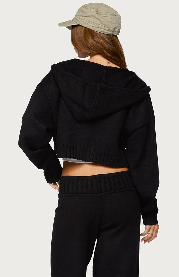 Edikted Russell Knit Hooded Cardigan