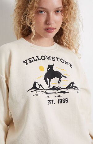Yellowstone Sunset Crew Neck Sweatshirt image number 2