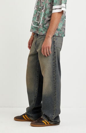 Dylan Baggy Jeans Dark Blue Tinted image number 3