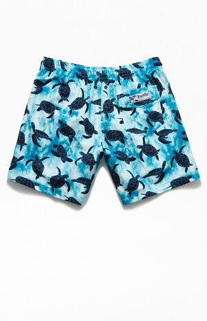 Sea Turtle Tie Dyed 16" Swim Trunks Sea Turtle Tie Dyed 16" Swim Trunks image number null