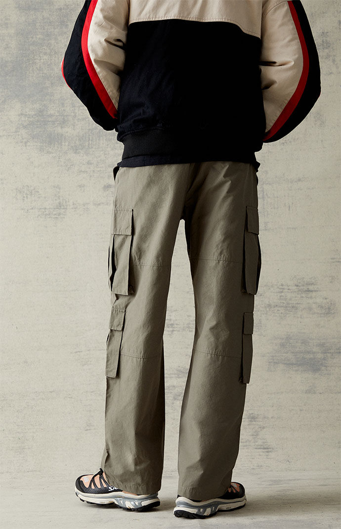 PacSun Olive Baggy Cargo Pants | PacSun