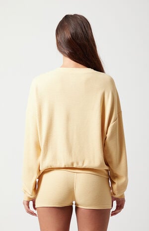 Active Aspen Waffle Knit First String V-Neck Sweatshirt image number 4