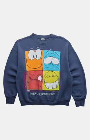 90s Subject to Mood Swings Crew Neck Sweatshirt image number 1