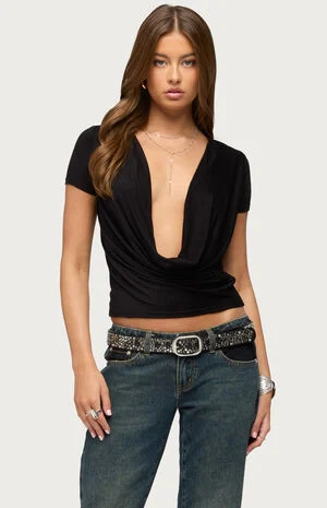 Vanie Cowl Neck Top image number 1