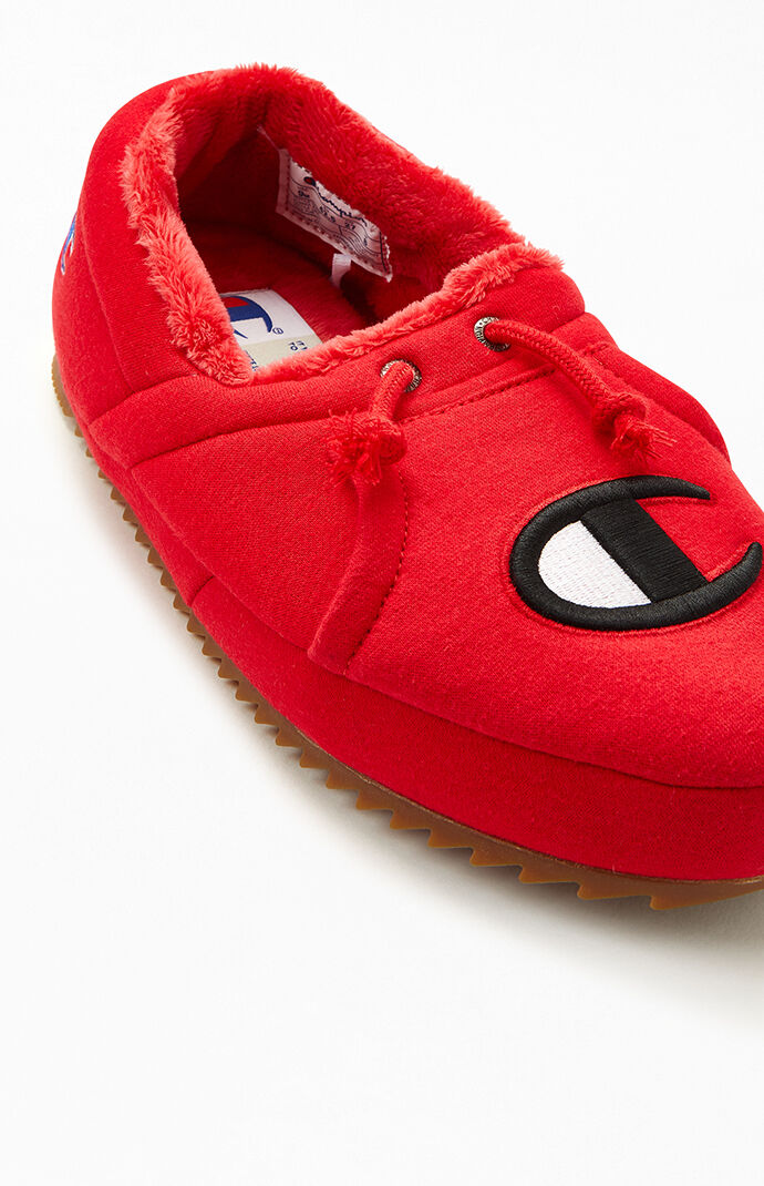 red champion university slippers