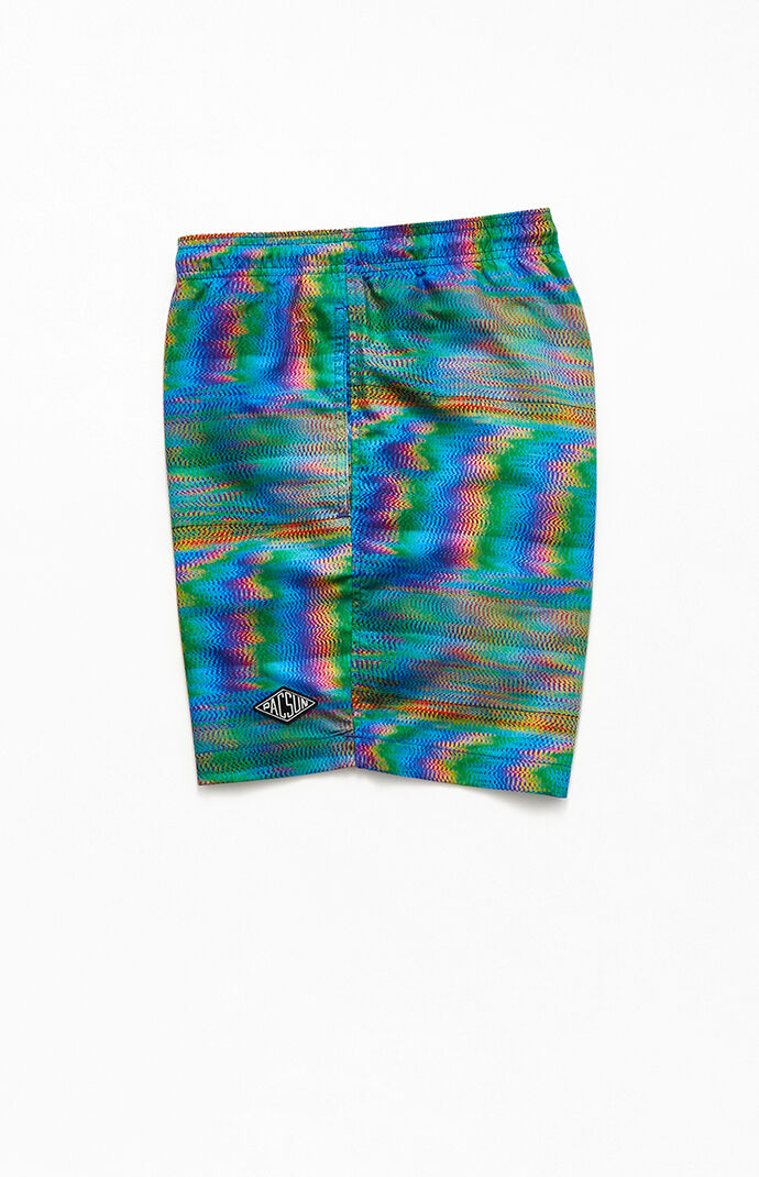 Static Noise 17" Swim Trunks