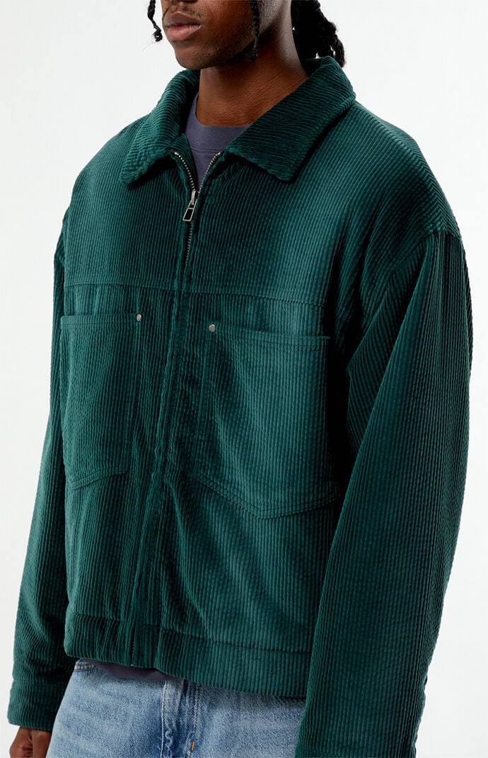 Pacsun Green Corduroy Billie Gas Jacket | Pacsun