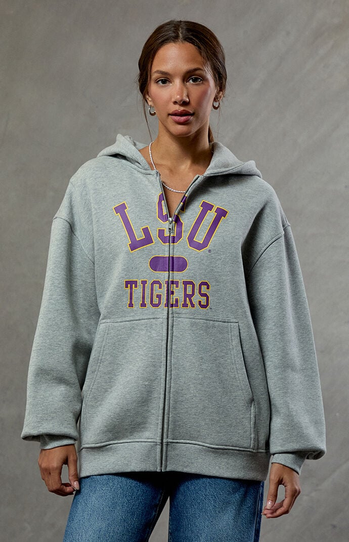 WILD COLLECTIVE LSU Tigers Zip Up Hoodie