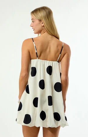 Penelope Polka Dot Bubble Mini Dress image number 4
