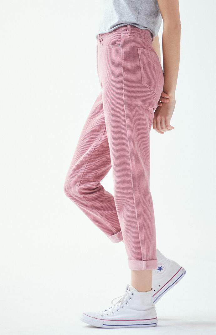 Blush corduroy pants clearance