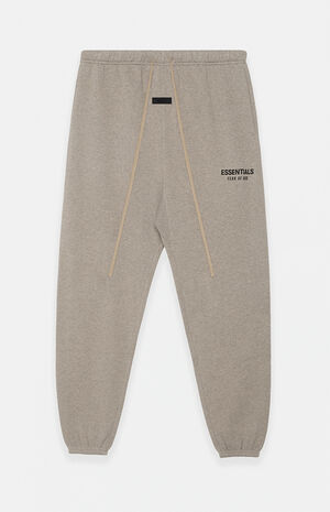 Women's Heather Grey Fleece Sweatpants image number 1