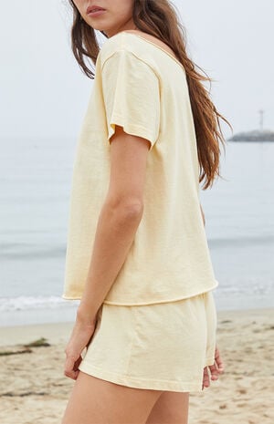 Yellow Robyn 28 Off-The-Shoulder Top image number 2