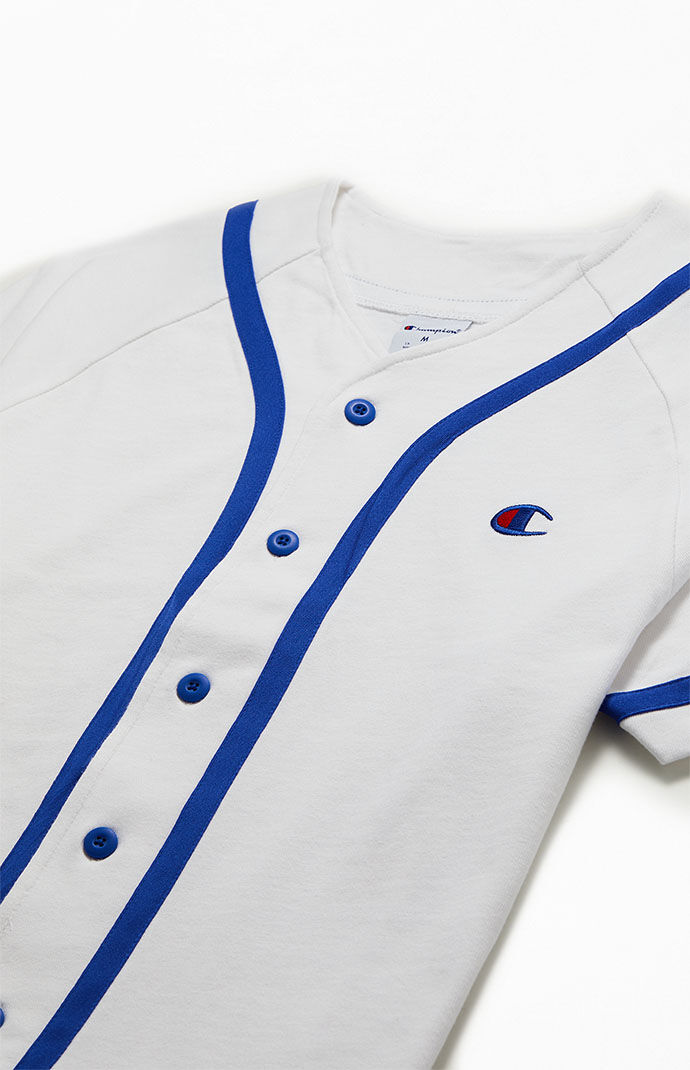 Champion men's mesh baseball jersey top