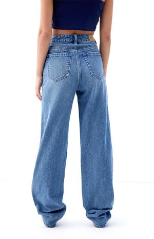 Dark Indigo '90s Boyfriend Jeans image number 4