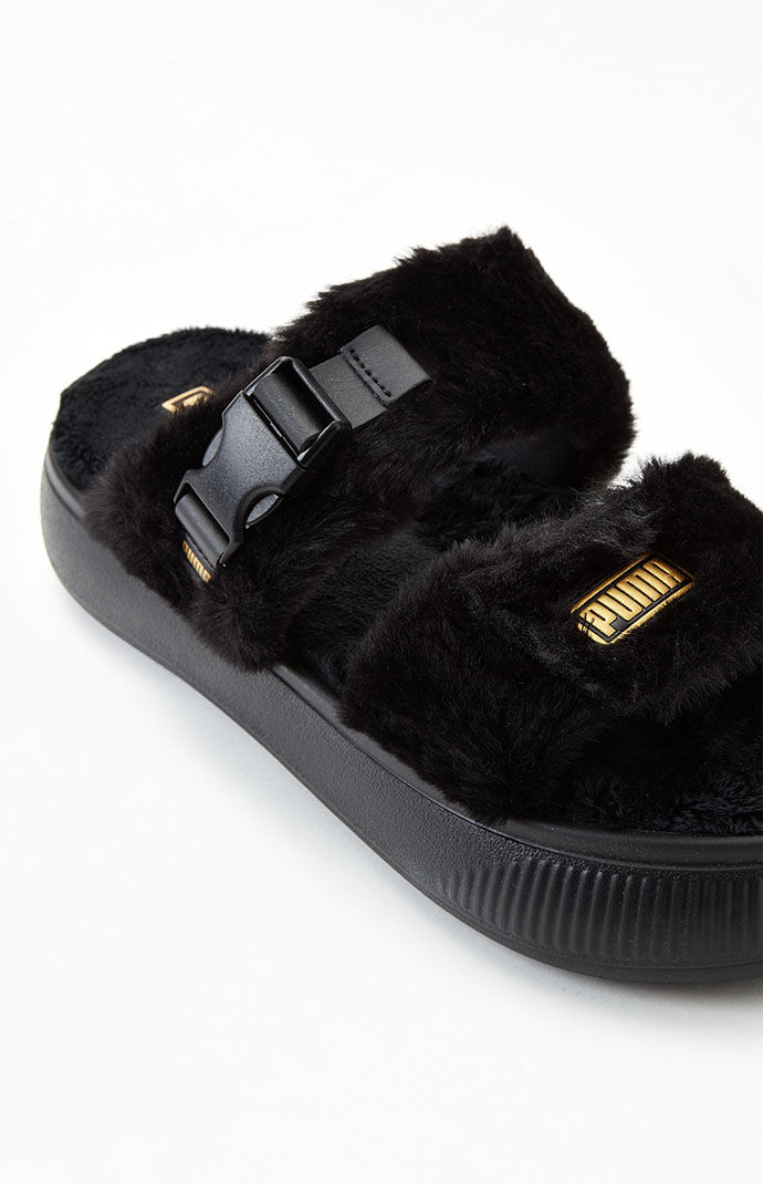 Puma furry sale sandals