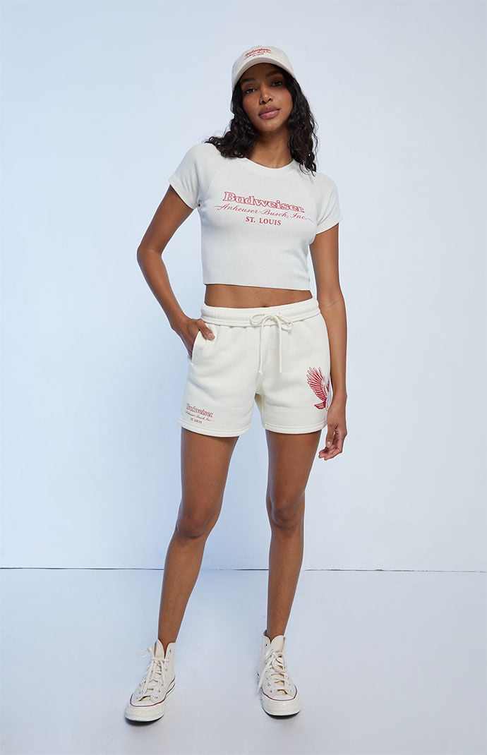 Budweiser By PacSun Eagle Boyfriend Sweat Shorts PacSun