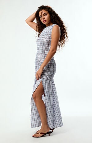 Plaid Lagoon Maxi Dress image number 2