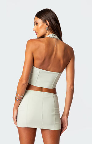 Audrina Side Lace Up Cupped Corset image number 5