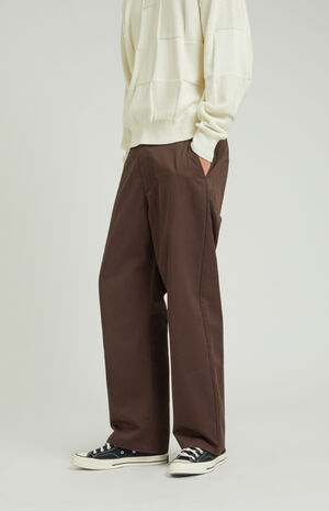 Brown Baggy Chino Pants image number 2