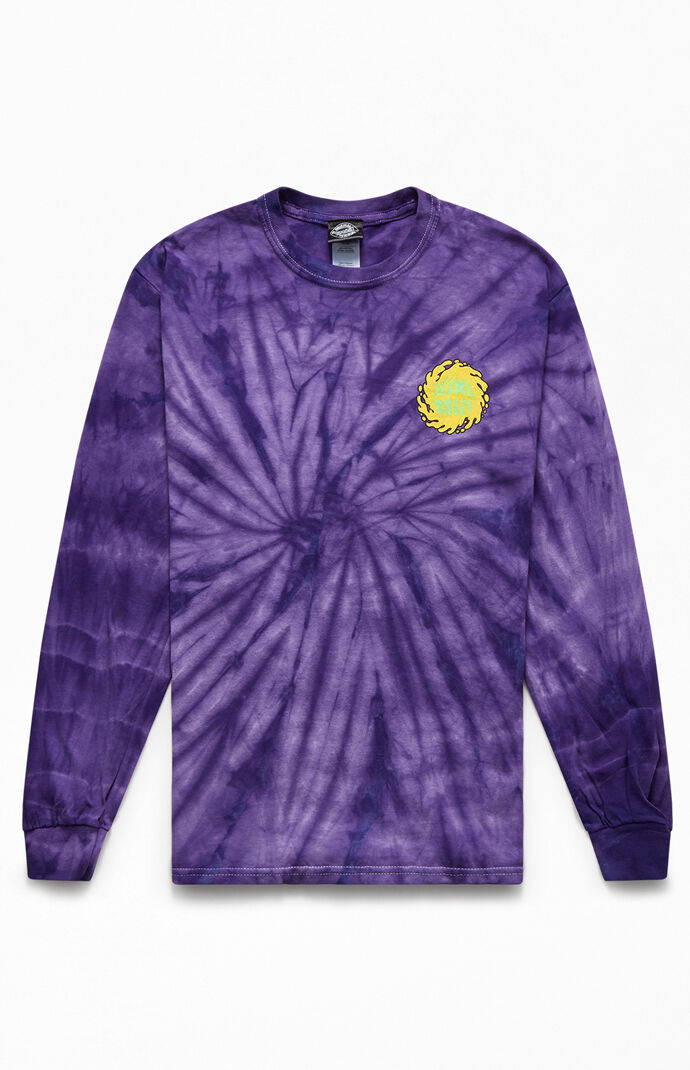 Tie-Dyed Slime Web Long Sleeve T-Shirt