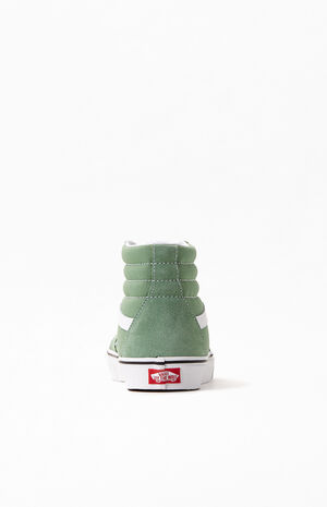 Green UA Sk8-HI Shoes image number 3