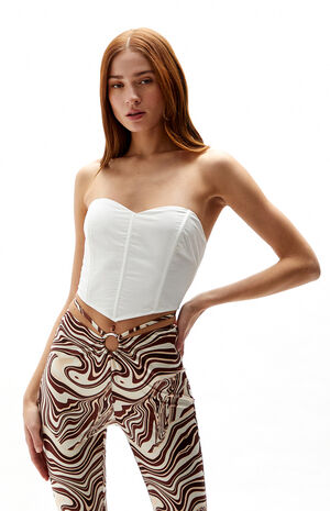 Strapless Corset Top image number 1