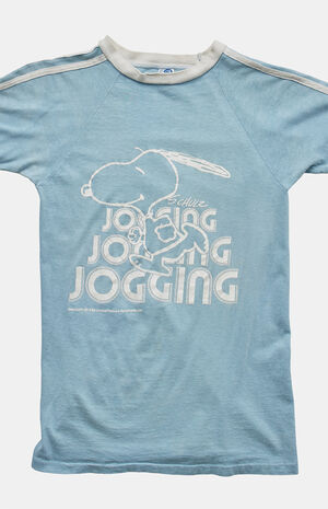 80s Snoopy Jogging Graphic T-Shirt image number 4