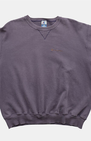 Purple '90s Champion Crew Neck Sweatshirt image number 2
