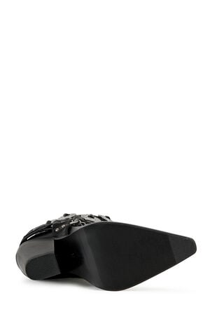 Women's Riggins Black Western Booties image number 4