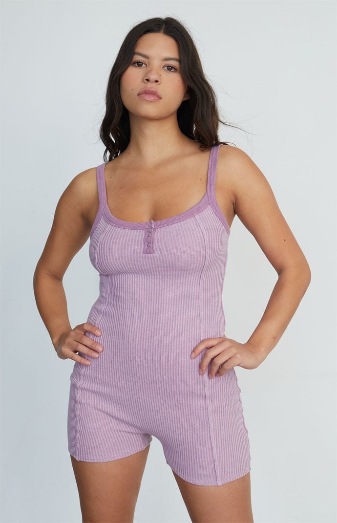 Womens waffle knit onesie deals