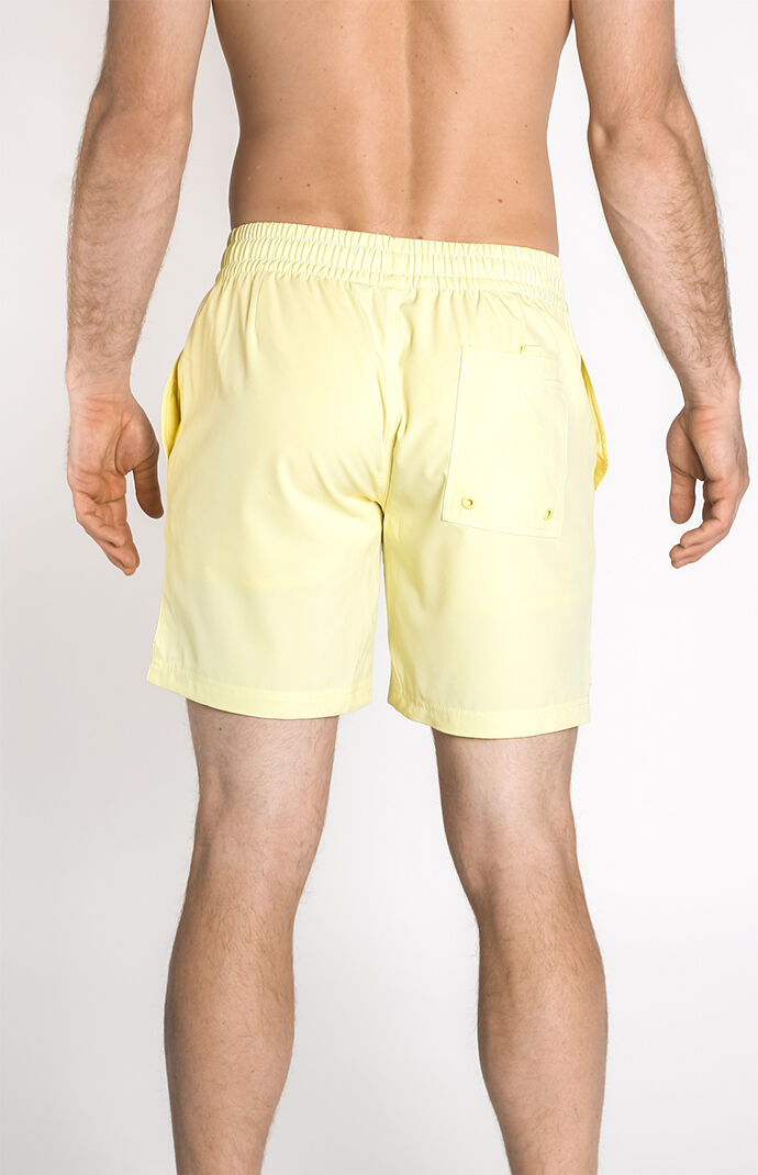 Yellow Recycled Seeker 17.5" Swim Trunks