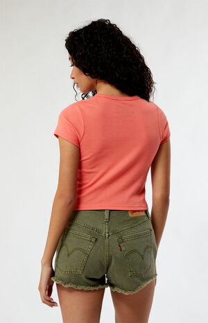 501 Original Khaki Denim Shorts image number 4
