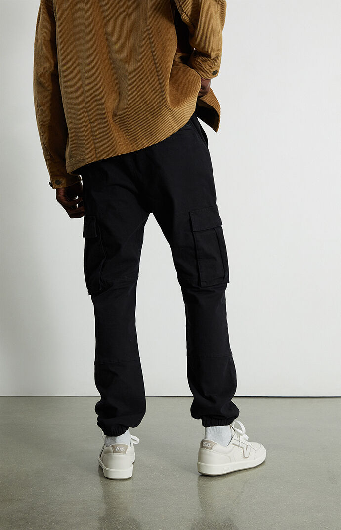 Pacsun drop skinny black cheap jogger pants