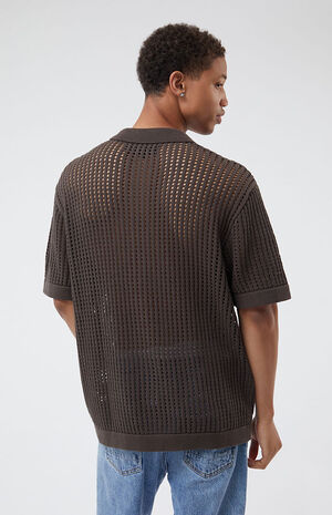 Open Knit 2.0 Woven Camp Shirt image number 3