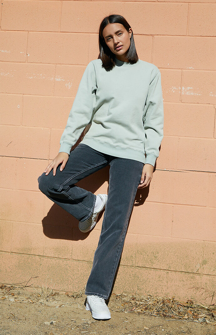 John Galt Pale Sage Green Crew Neck 