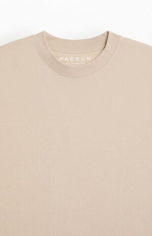 Tan Premium Cropped T-Shirt image number 2